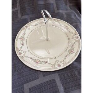 Royal Doulton Tamara pattern one-tier server from the Romance Collection Floral